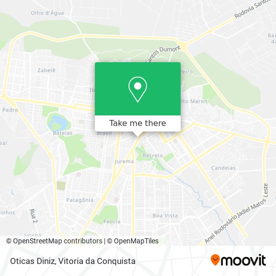 Oticas Diniz map