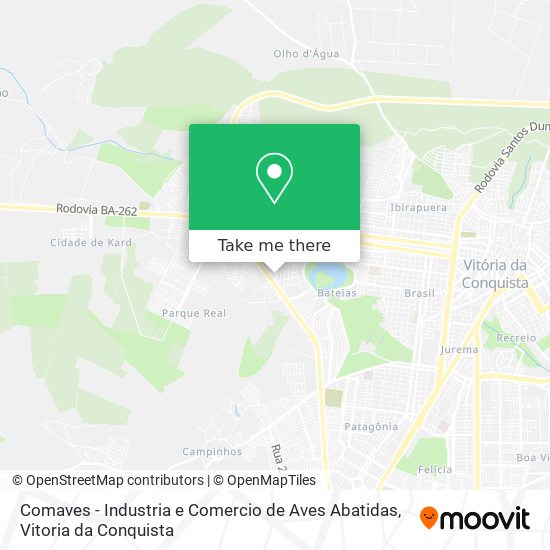 Comaves - Industria e Comercio de Aves Abatidas map