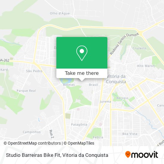 Studio Barreiras Bike Fit map