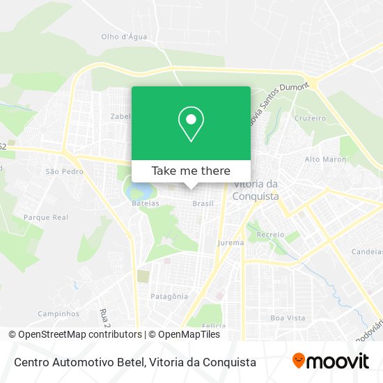 Mapa Centro Automotivo Betel