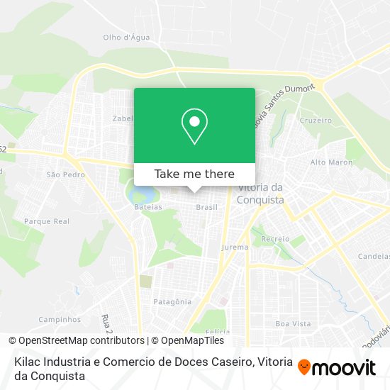 Mapa Kilac Industria e Comercio de Doces Caseiro