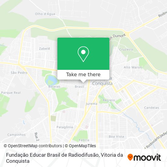 Fundação Educar Brasil de Radiodifusão map