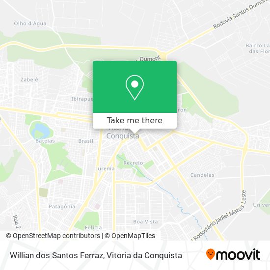 Willian dos Santos Ferraz map