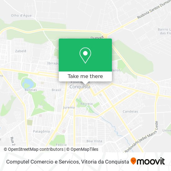 Computel Comercio e Servicos map