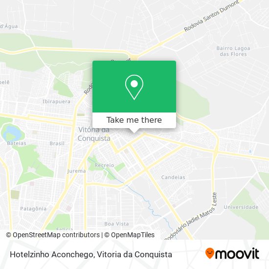 Mapa Hotelzinho Aconchego