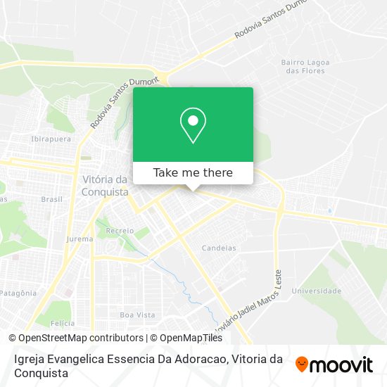 Igreja Evangelica Essencia Da Adoracao map