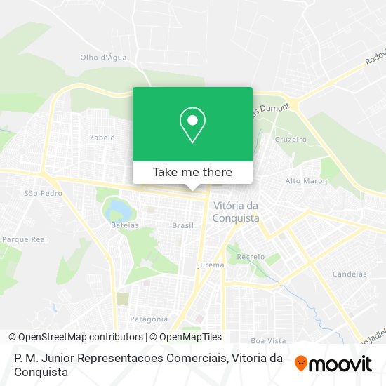 P. M. Junior Representacoes Comerciais map