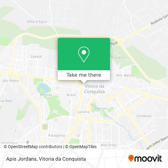 Apis Jordans map