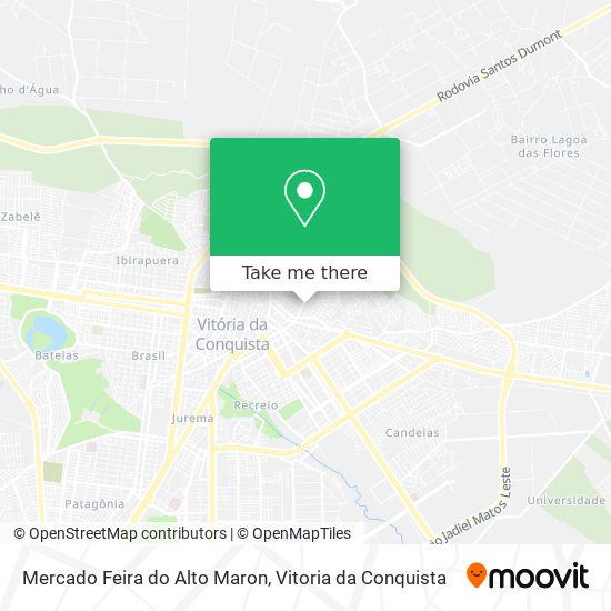 Mercado Feira do Alto Maron map