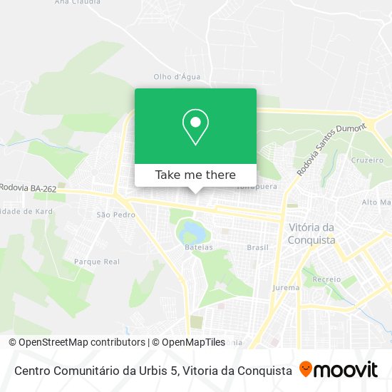 Centro Comunitário da Urbis 5 map