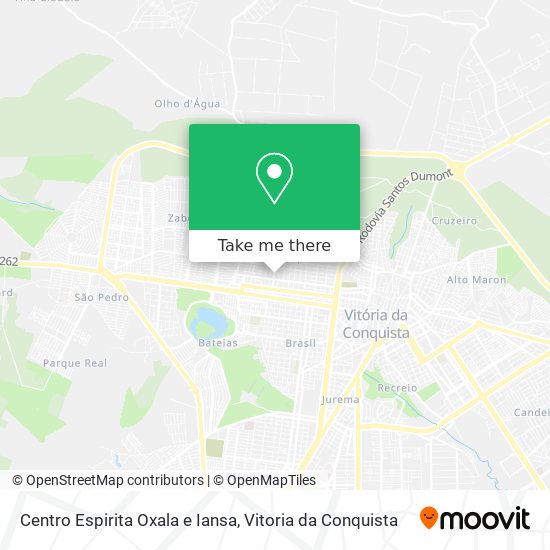 Centro Espirita Oxala e Iansa map