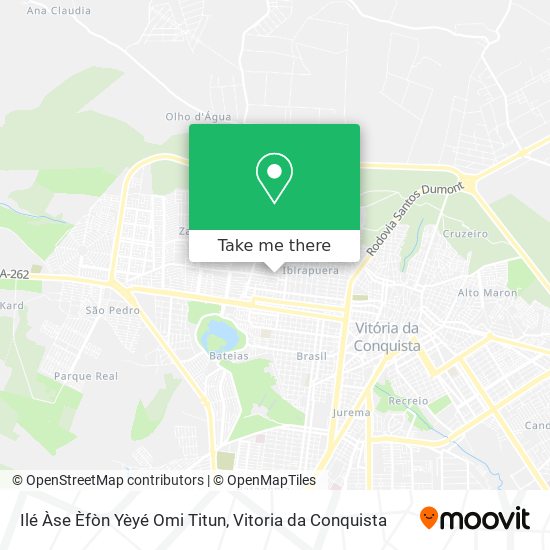 Ilé Àse Èfòn Yèyé Omi Titun map