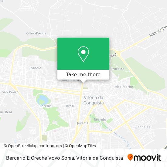Bercario E Creche Vovo Sonia map
