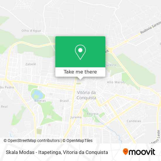 Skala Modas - Itapetinga map
