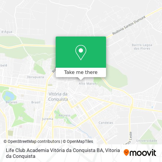 Life Club Academia Vitória da Conquista BA map