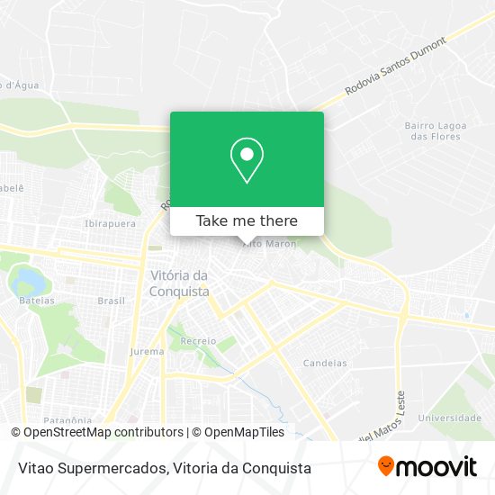 Vitao Supermercados map