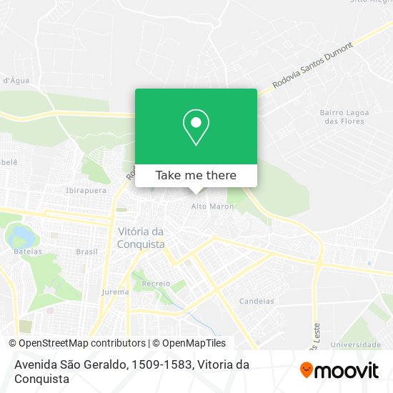 Avenida São Geraldo, 1509-1583 map