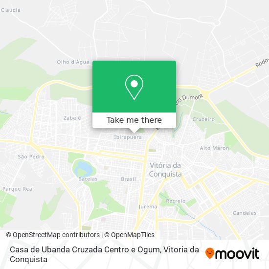 Casa de Ubanda Cruzada Centro e Ogum map