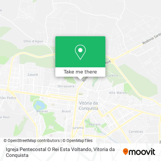 Igreja Pentecostal O Rei Esta Voltando map