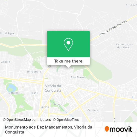 Monumento aos Dez Mandamentos map