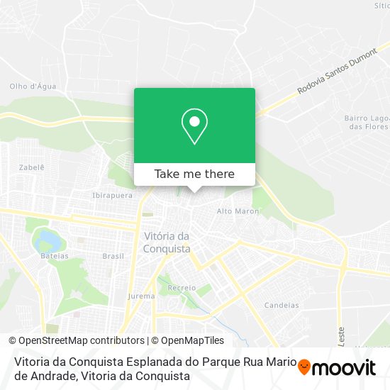 Vitoria da Conquista Esplanada do Parque Rua Mario de Andrade map