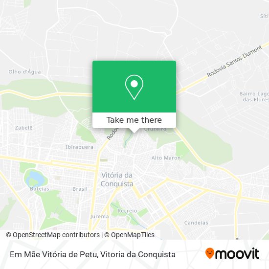 Em Mãe Vitória de Petu map