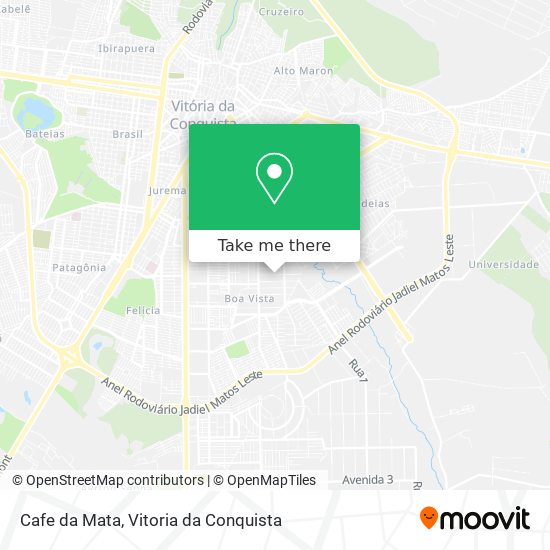 Cafe da Mata map