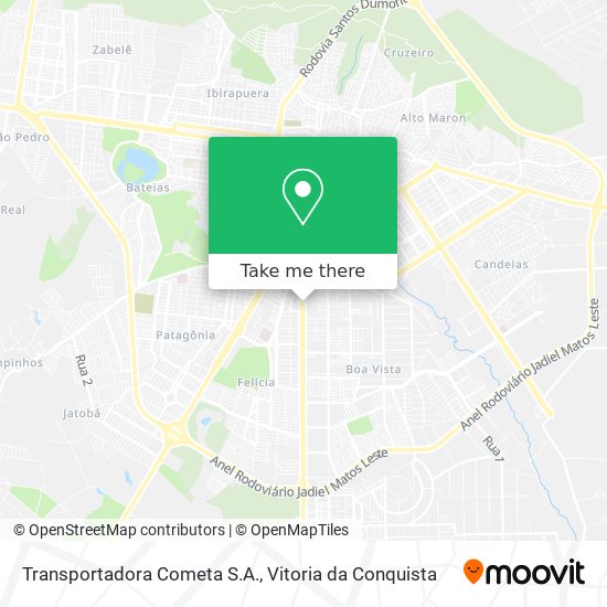 Transportadora Cometa S.A. map