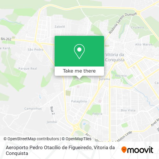 Aeroporto Pedro Otacílio de Figueiredo map