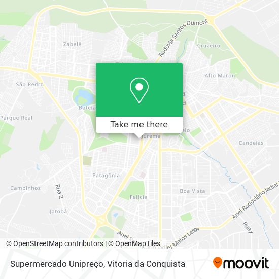 Supermercado Unipreço map