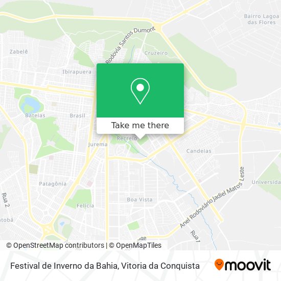 Festival de Inverno da Bahia map