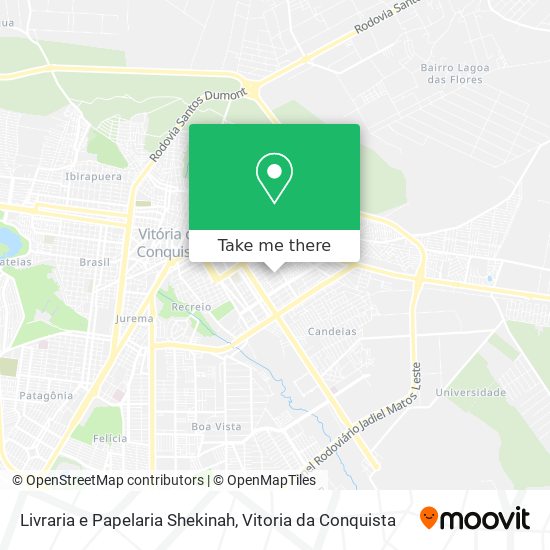 Livraria e Papelaria Shekinah map