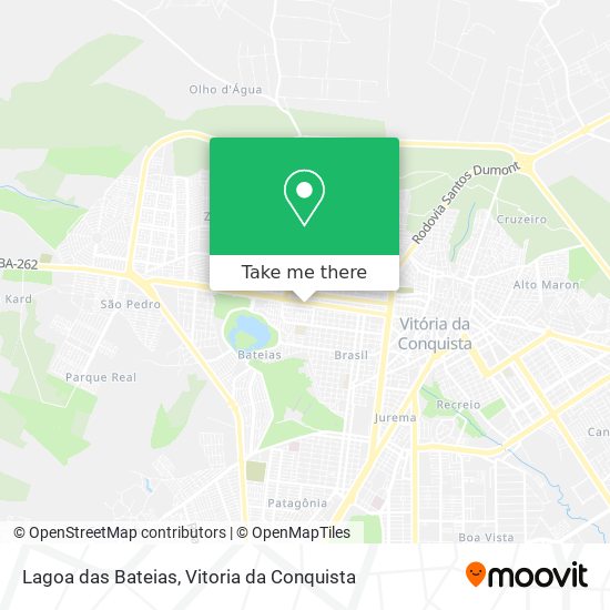 Lagoa das Bateias map