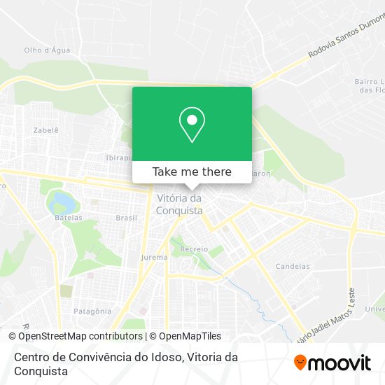 Mapa Centro de Convivência do Idoso