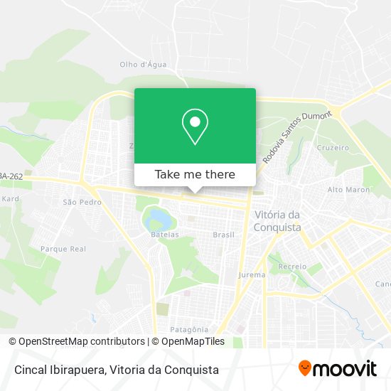 Cincal Ibirapuera map