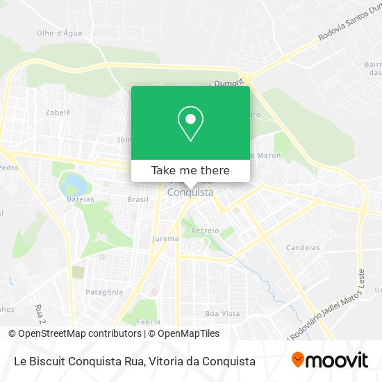 Le Biscuit Conquista Rua map