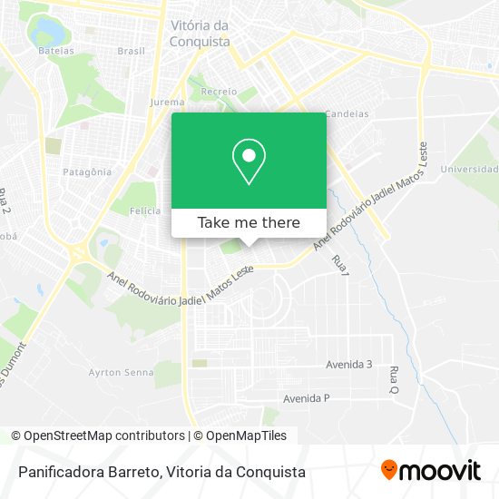 Panificadora Barreto map