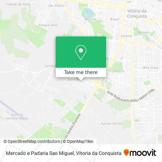 Mercado e Padaria Sao Miguel map
