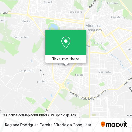 Regiane Rodrigues Pereira map