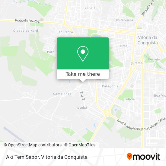 Aki Tem Sabor map