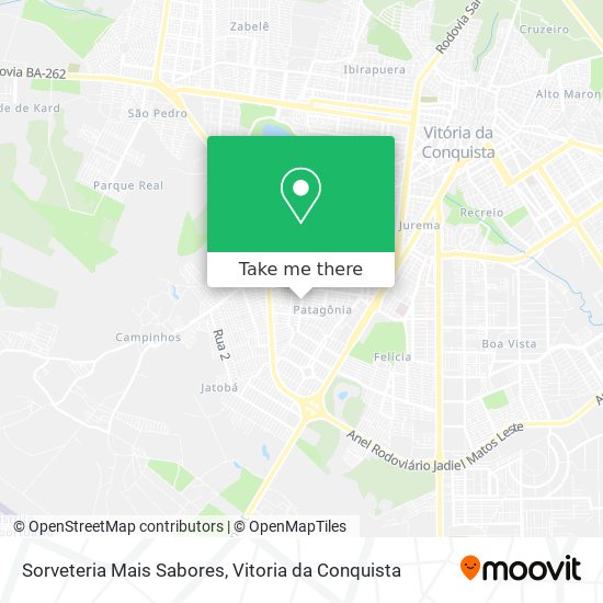 Sorveteria Mais Sabores map