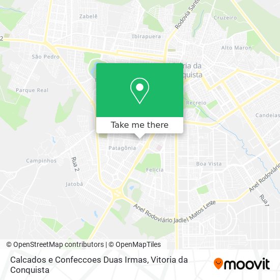 Calcados e Confeccoes Duas Irmas map