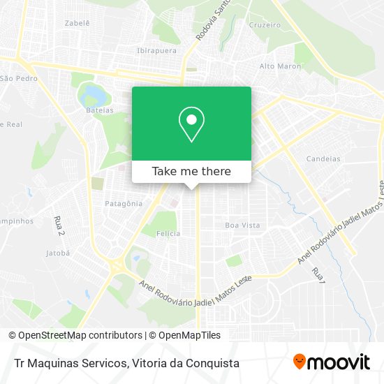 Tr Maquinas Servicos map