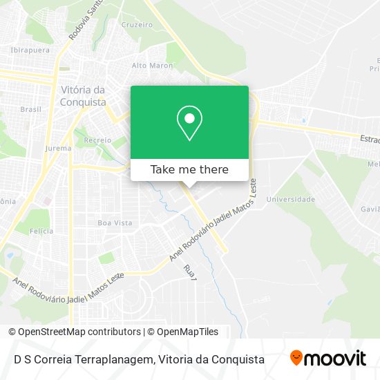 D S Correia Terraplanagem map