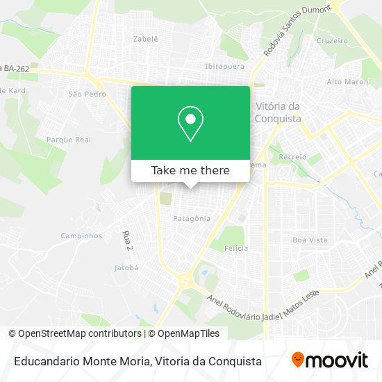 Educandario Monte Moria map