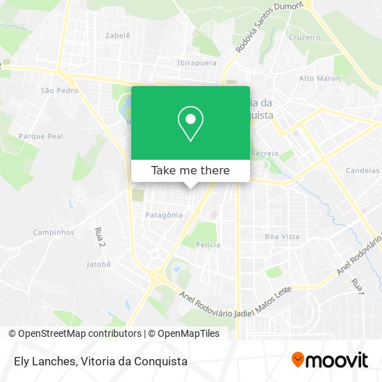 Ely Lanches map