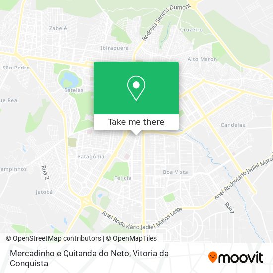 Mapa Mercadinho e Quitanda do Neto