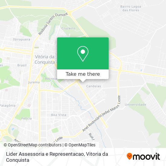 Mapa Lider Assessoria e Representacao