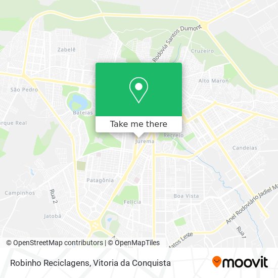 Robinho Reciclagens map
