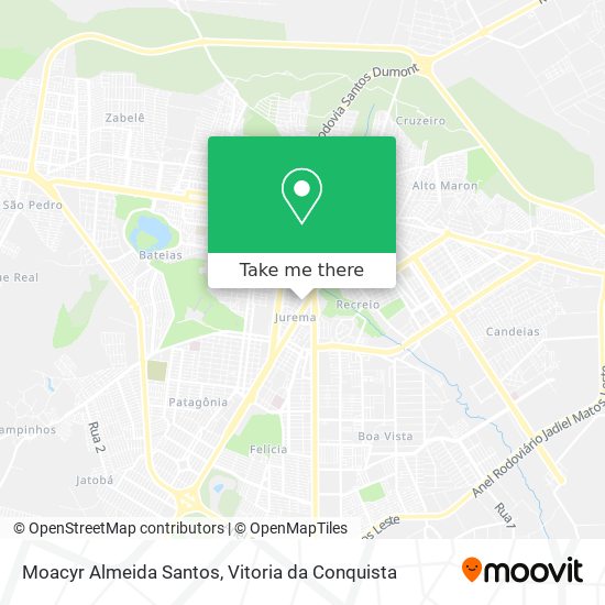 Mapa Moacyr Almeida Santos